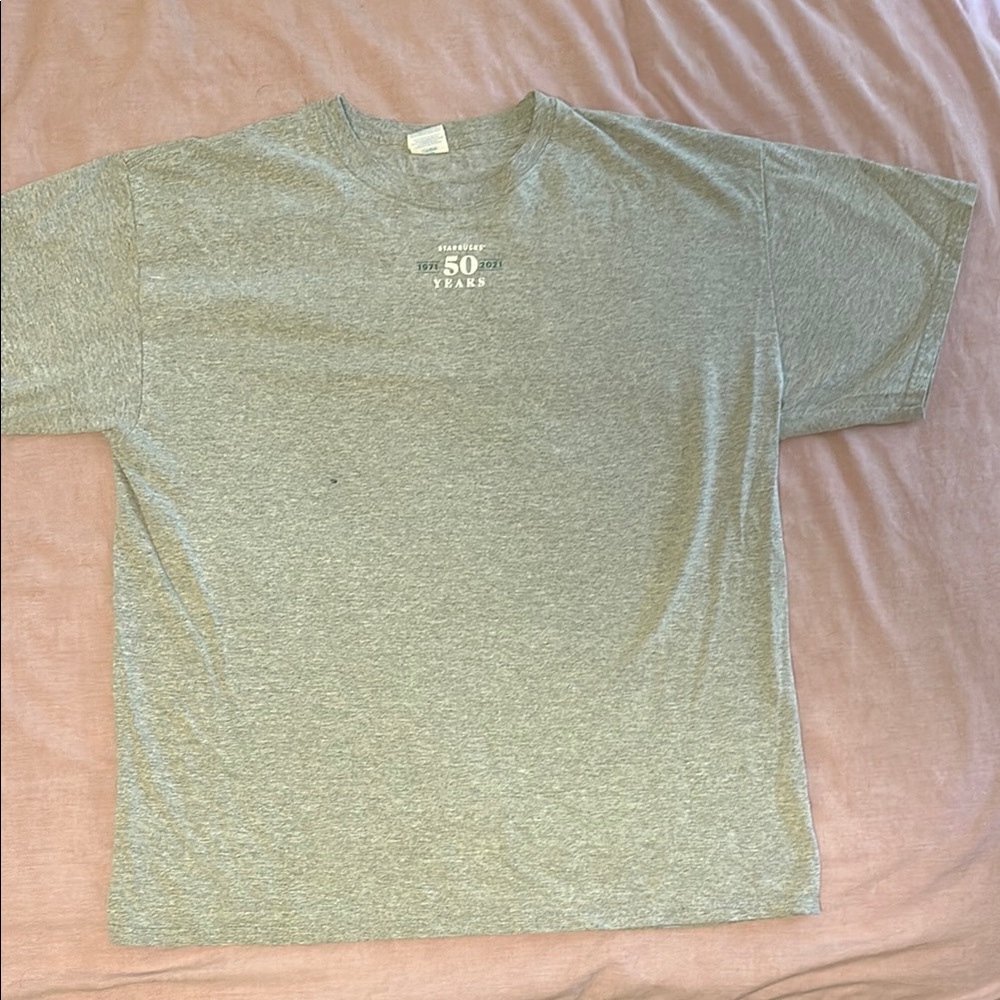 Starbucks coffee gear Gray Short Sleeve Crew Neck Tee